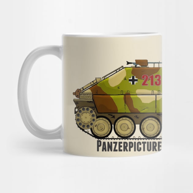 Jagdpanzer Hetzer T-shirt by Panzerpicture